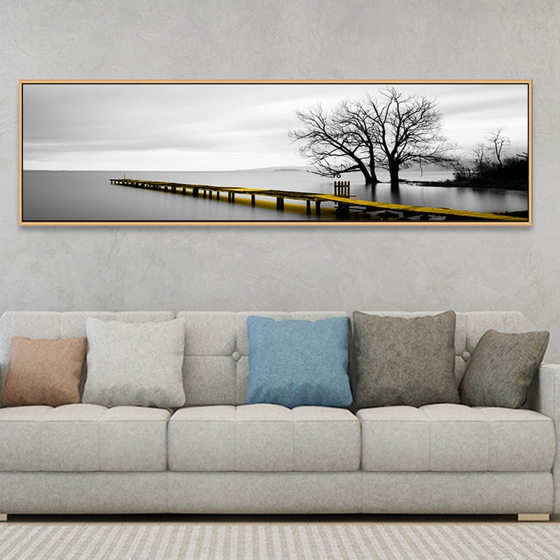 Lonely Evenings - Canvas Wall Art Painting-Original Wall Arts