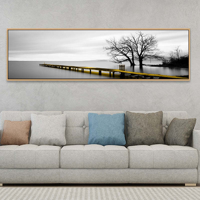 Lonely Evenings - Canvas Wall Art Painting-Original Wall Arts