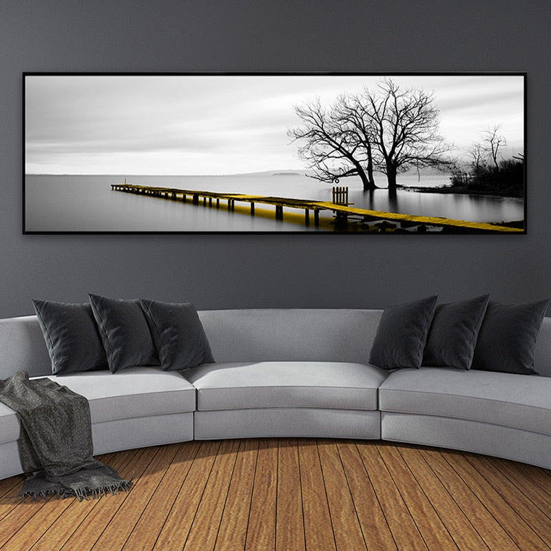 Lonely Evenings - Canvas Wall Art Painting-Original Wall Arts