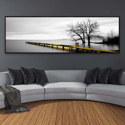 Lonely Evenings - Canvas Wall Art Painting-Original Wall Arts