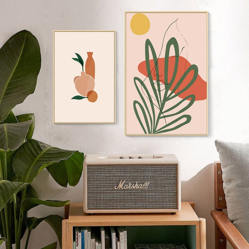 Scandinavia Abstract Still Life Figure - Canvas Wall Art Painting-Original Wall Arts