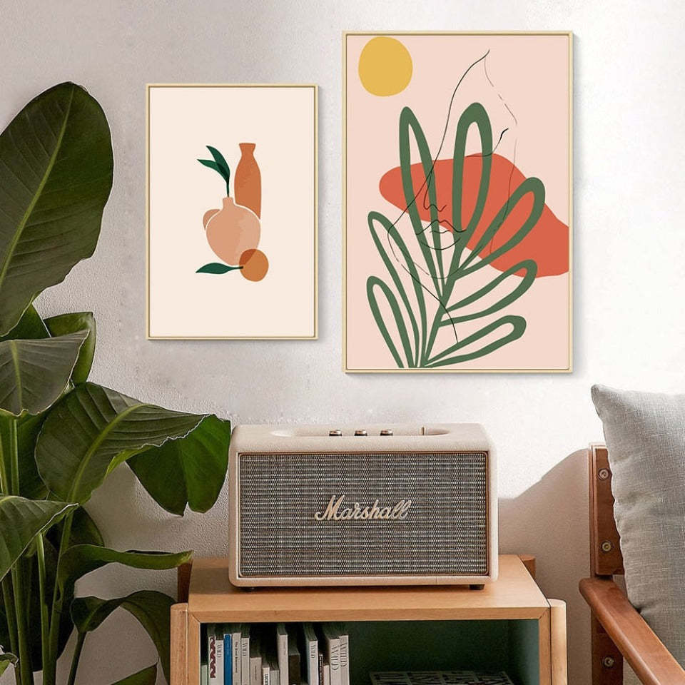 Scandinavia Abstract Still Life Figure - Canvas Wall Art Painting-Original Wall Arts