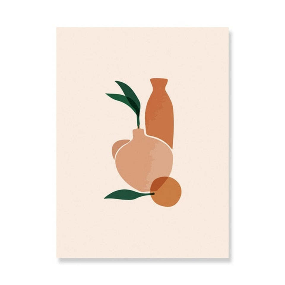 Scandinavia Abstract Still Life Figure - Canvas Wall Art Painting-Original Wall Arts