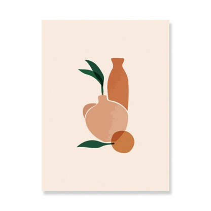 Scandinavia Abstract Still Life Figure - Canvas Wall Art Painting-Original Wall Arts