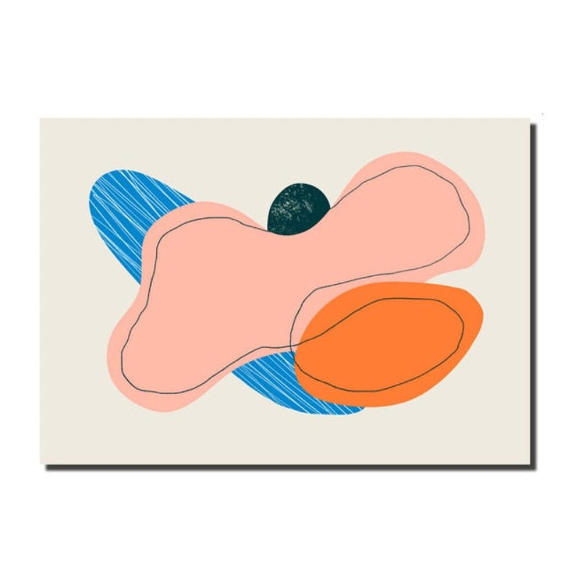 Modern Scandinavia Abstract Figure - Canvas Wall Art Painting-Original Wall Arts