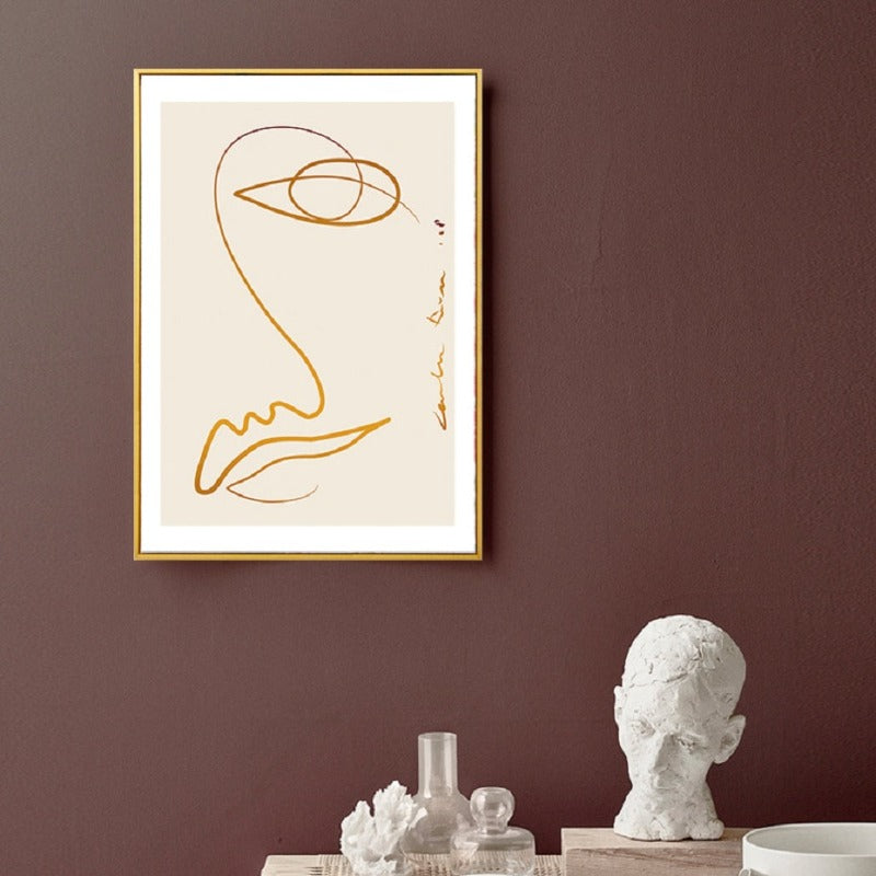 Abstract Scandinavia - Canvas Wall Art Painting-Original Wall Arts