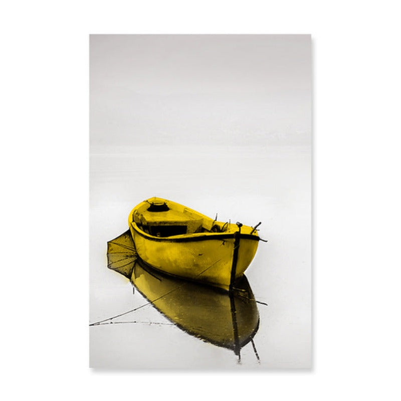 Moods Of Yellow - Canvas Wall Art Painting-Original Wall Arts