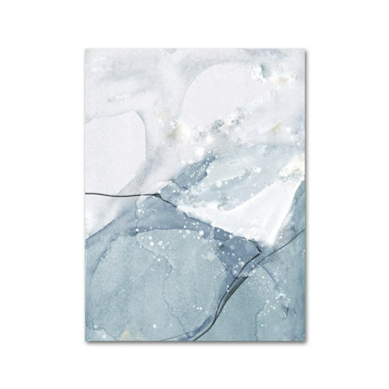 Nordic Marble - Canvas Wall Art Painting-Original Wall Arts