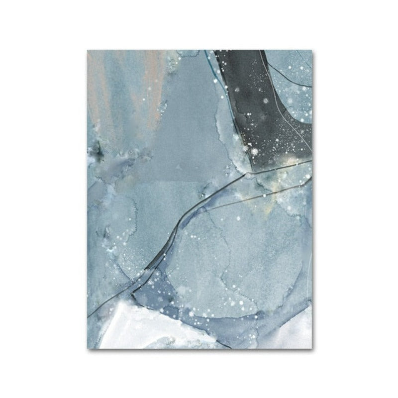 Nordic Marble - Canvas Wall Art Painting-Original Wall Arts