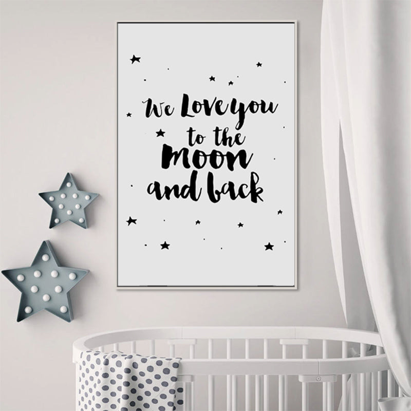 We Love You To The Moon and Back-Original Wall Arts