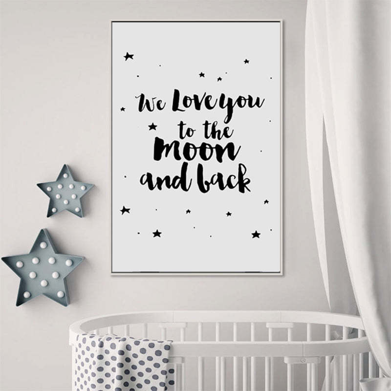 We Love You To The Moon and Back-Original Wall Arts
