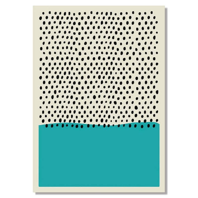 Multicolored Abstract Geometric Wall Art  - Canvas Wall Art Painting-Original Wall Arts