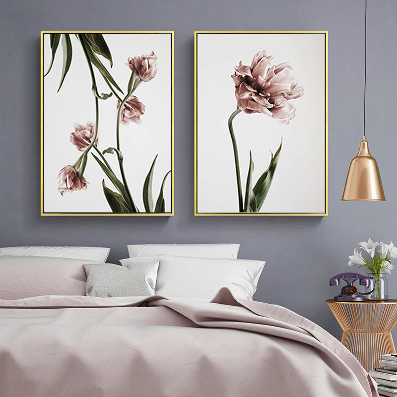Modern Tulip Flower Prints Wall Art - Canvas Wall Art Painting-Original Wall Arts