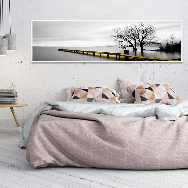 Lonely Evenings - Canvas Wall Art Painting-Original Wall Arts
