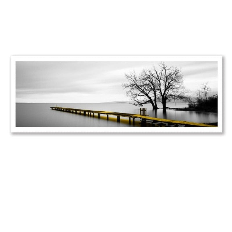 Lonely Evenings - Canvas Wall Art Painting-Original Wall Arts