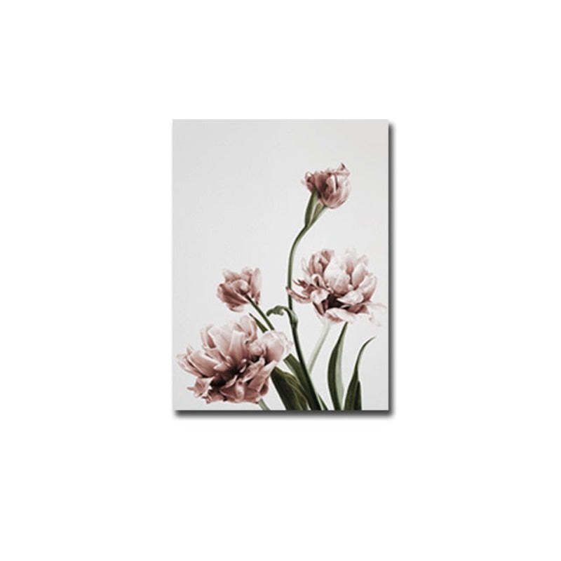 Modern Tulip Flower Prints Wall Art - Canvas Wall Art Painting-Original Wall Arts