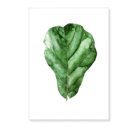 Modern Scandinavian Alocasia Leaves - Canvas Wall Art Painting-Original Wall Arts