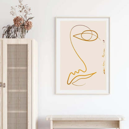Abstract Scandinavia - Canvas Wall Art Painting-Original Wall Arts