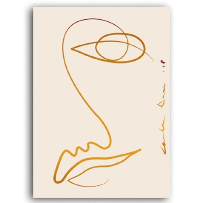 Abstract Scandinavia - Canvas Wall Art Painting-Original Wall Arts