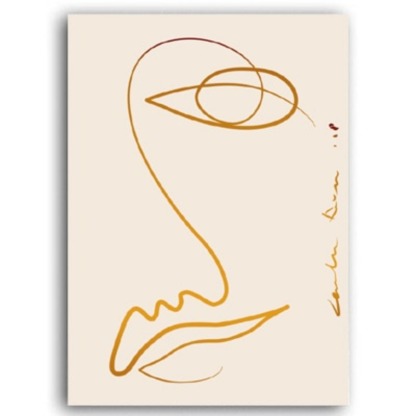 Abstract Scandinavia - Canvas Wall Art Painting-Original Wall Arts