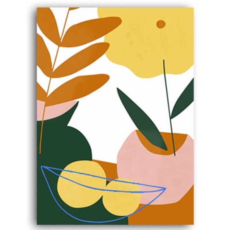 Abstract Scandinavia - Canvas Wall Art Painting-Original Wall Arts