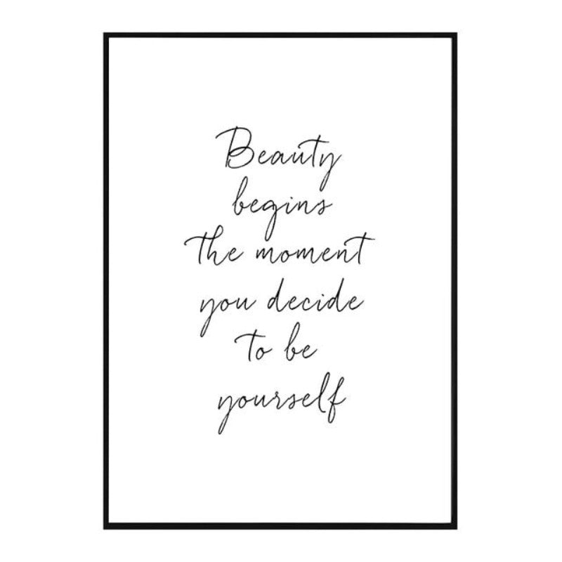 Pink Peony Floral Pictures Beauty Quotes - Canvas Wall Art Painting-Original Wall Arts