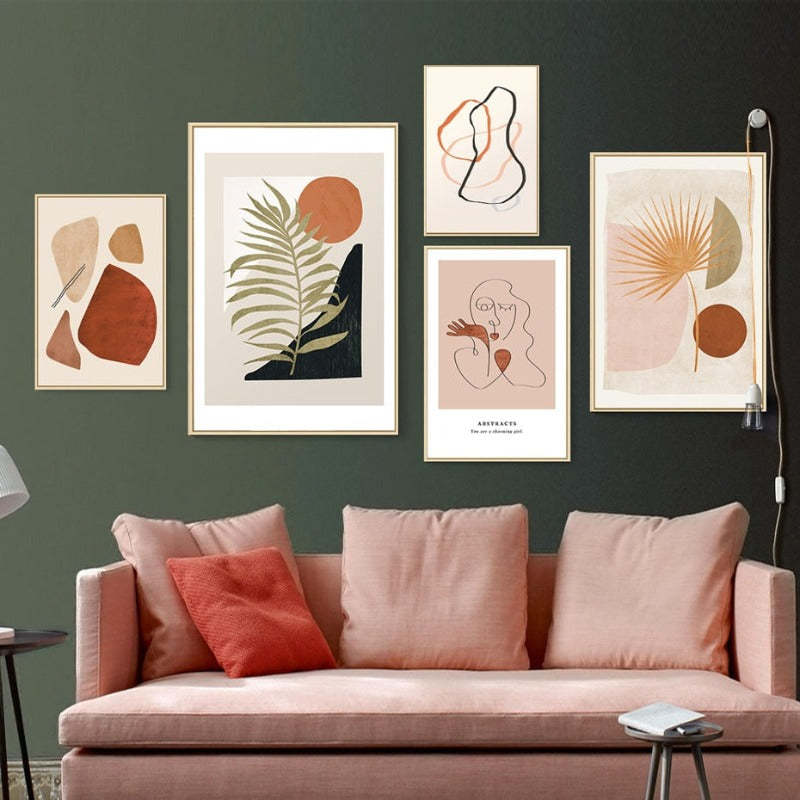 Boho Style Gallery - Canvas Wall Art Painting-Original Wall Arts