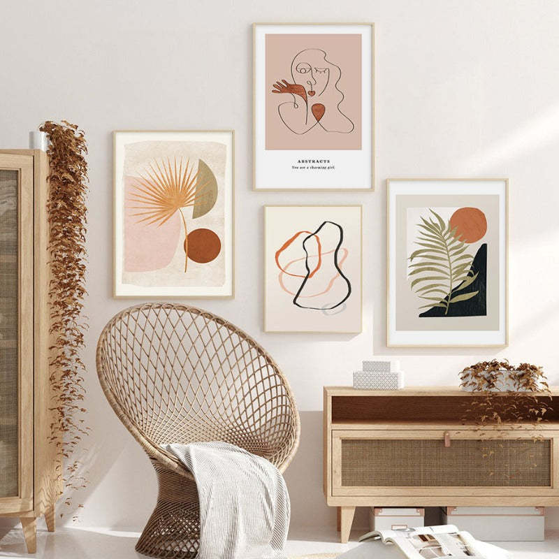 Boho Style Gallery - Canvas Wall Art Painting-Original Wall Arts