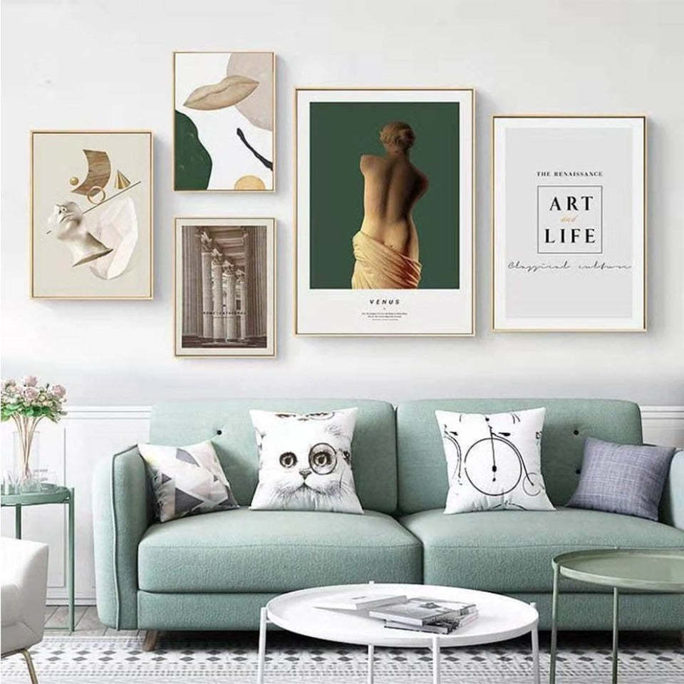 Renaissance Venus Vintage - Canvas Wall Art Painting-Original Wall Arts