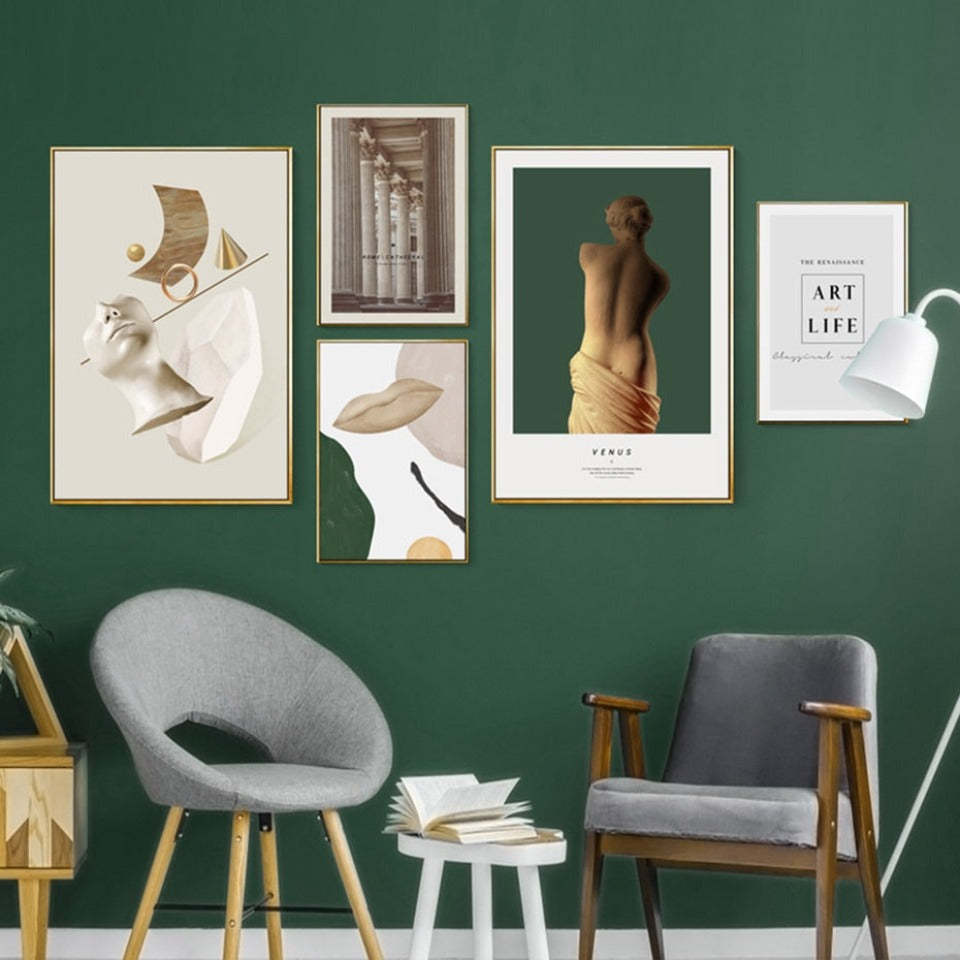 Renaissance Venus Vintage - Canvas Wall Art Painting-Original Wall Arts