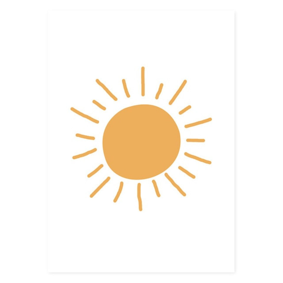 Rainbow Alphabet Nursery Decor Wall Art - Canvas Wall Art Painting-Original Wall Arts