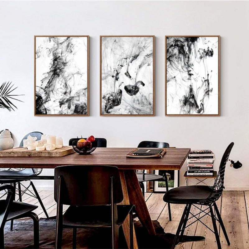 Dynamic Ink Stokes - Canvas Wall Art Painting-Original Wall Arts