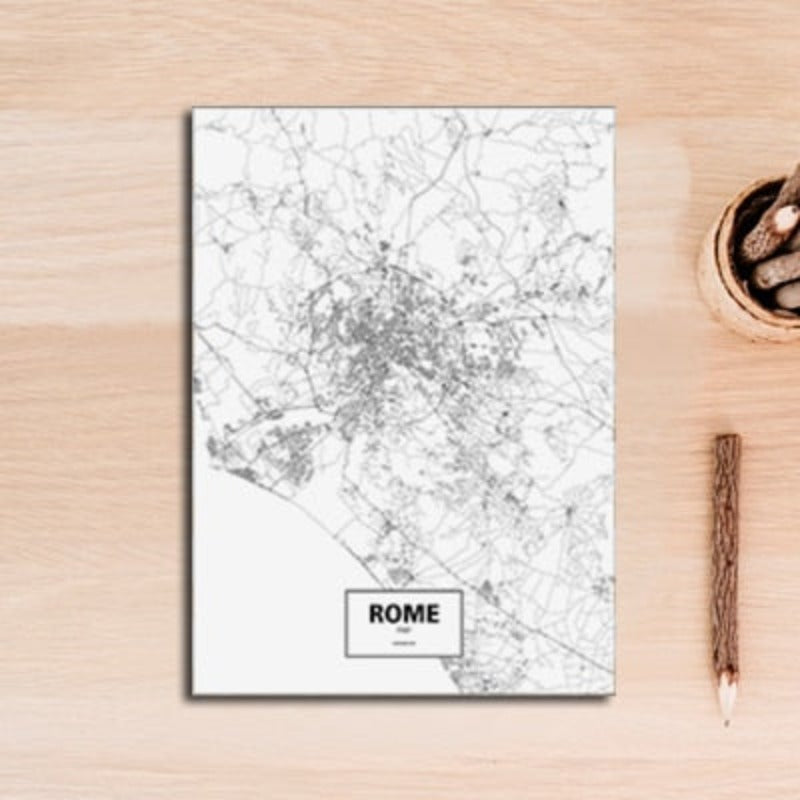 Nordic Scandinavia Interior Designs Love Print Girl - Canvas Wall Art Painting