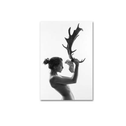 Antlers Women - Canvas Wall Art Paintings