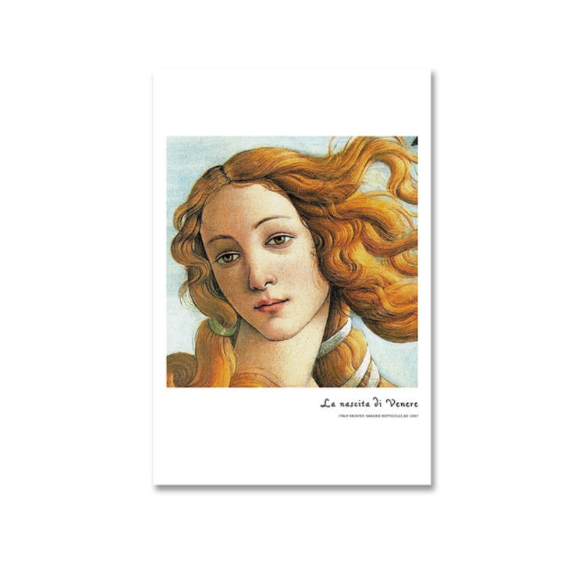 Scandinavia Vintage Figure Prints - Canvas Wall Art Painting
