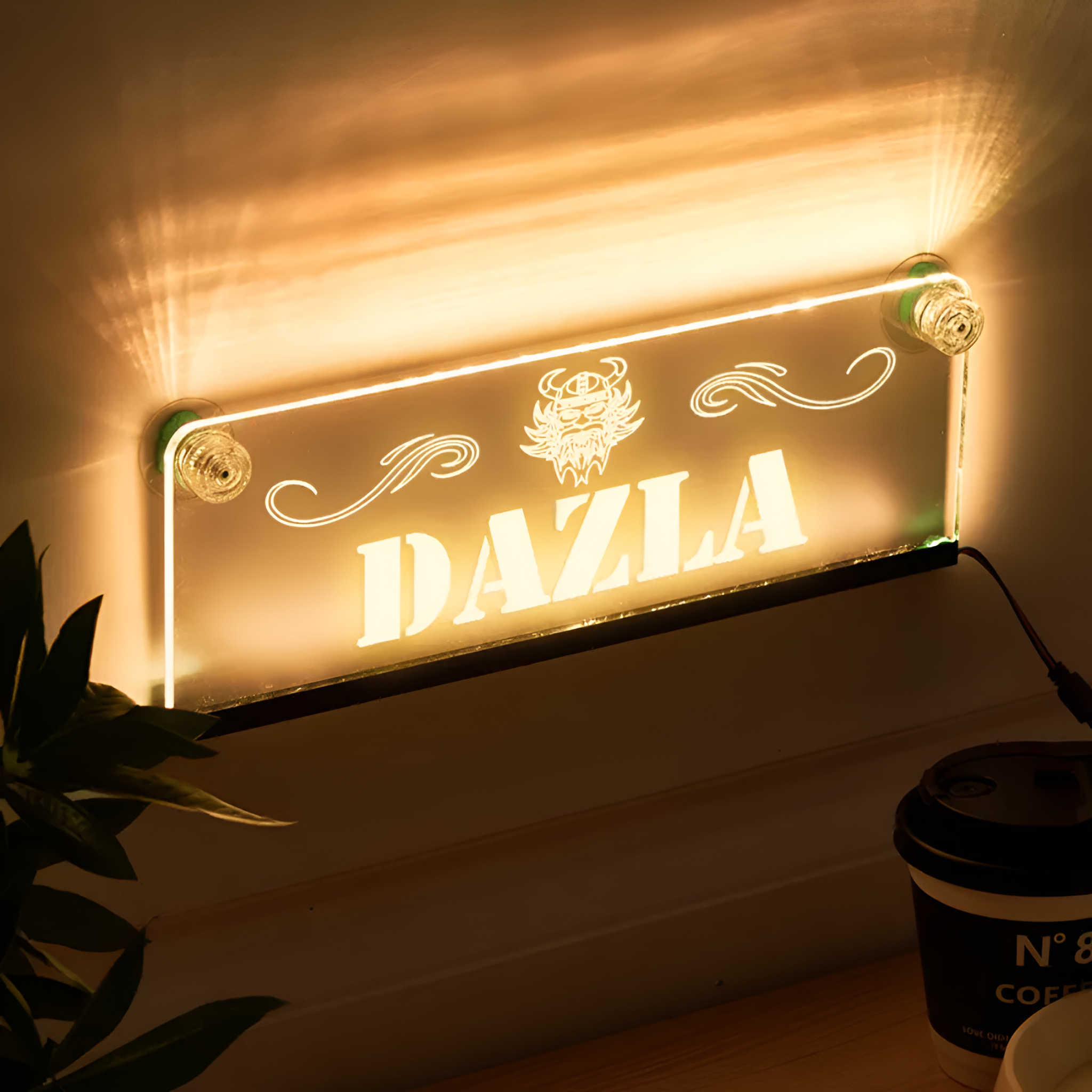 Custom LED Nameplate With RGB Lighting