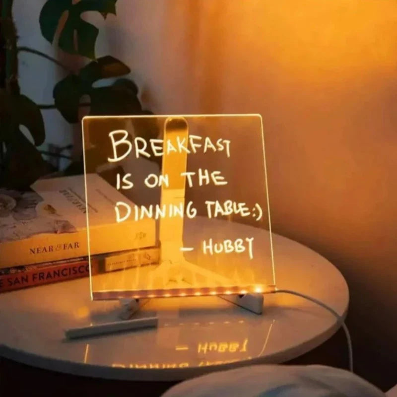 Children's LED Note Board with Colors  Personalized Mirror   