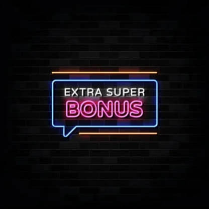 Extra Super Bonus Neon Sign  Personalized Mirror S  
