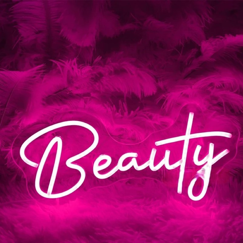 Nail Decor Wall Neon Sign Personalized Mirror