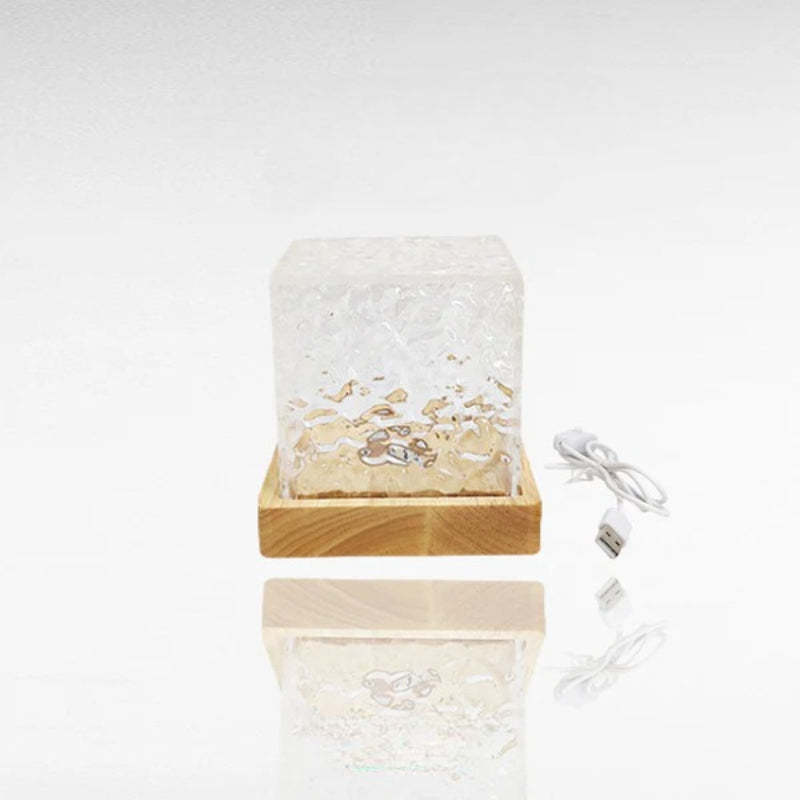 Rotating Water Ripple Night Light Aura Lamp  Personalized Mirror   