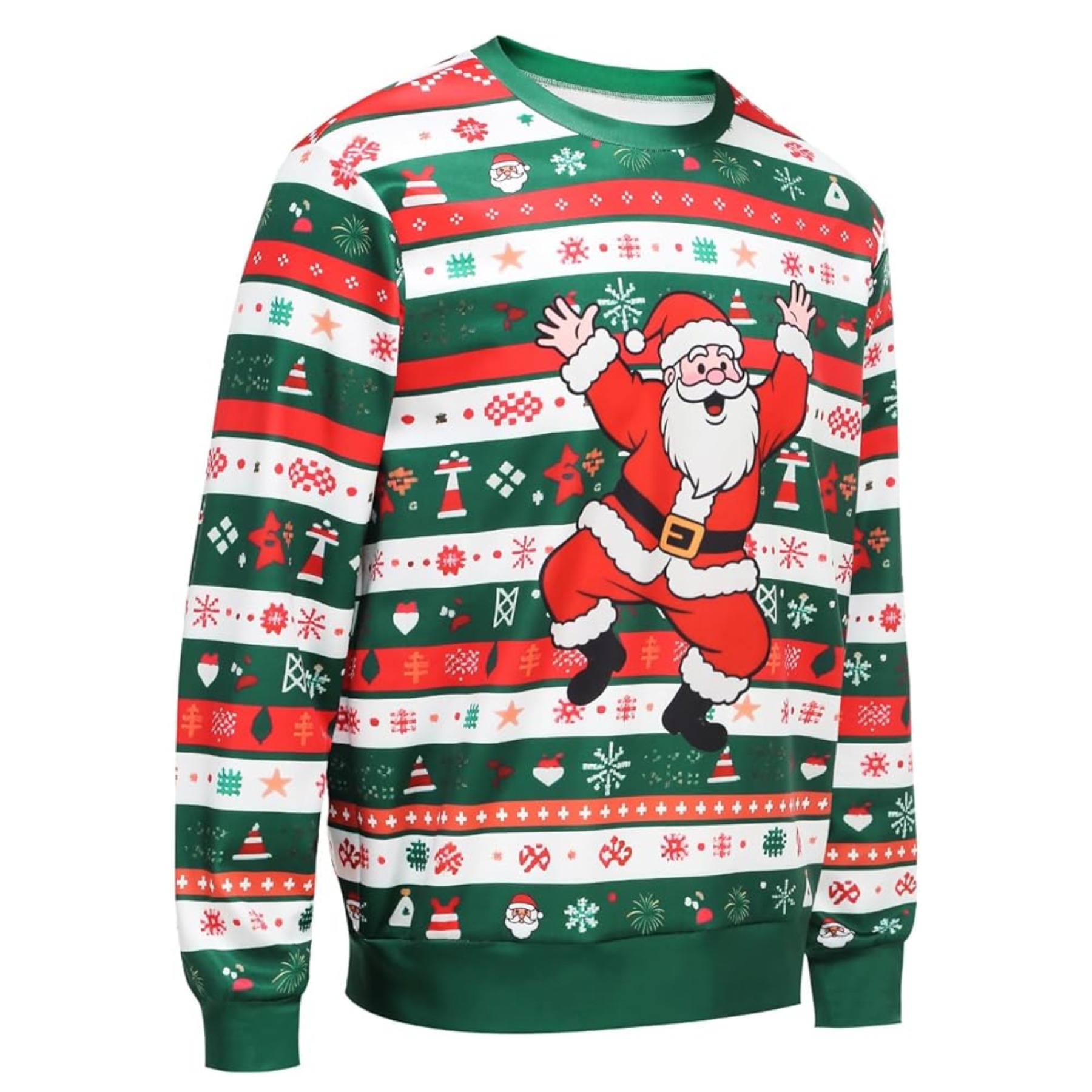 Funny 3D Print Christmas Ugly Sweater For Men And Women