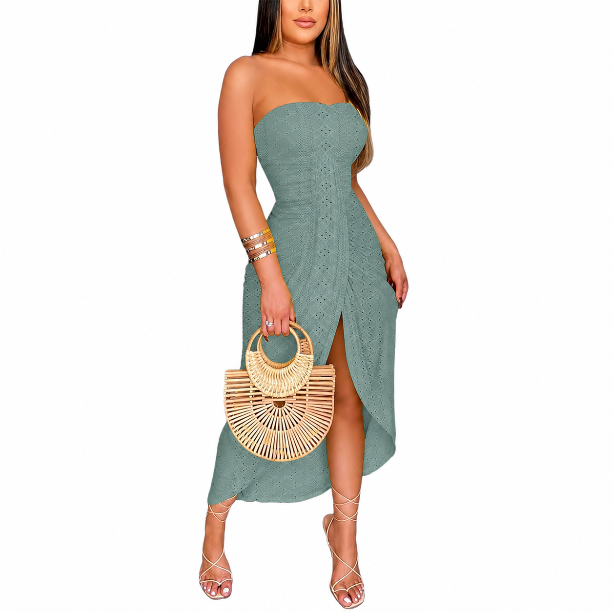 Asymmetrical And Bodycon Wrap Maxi Dress Cover-ups For Women