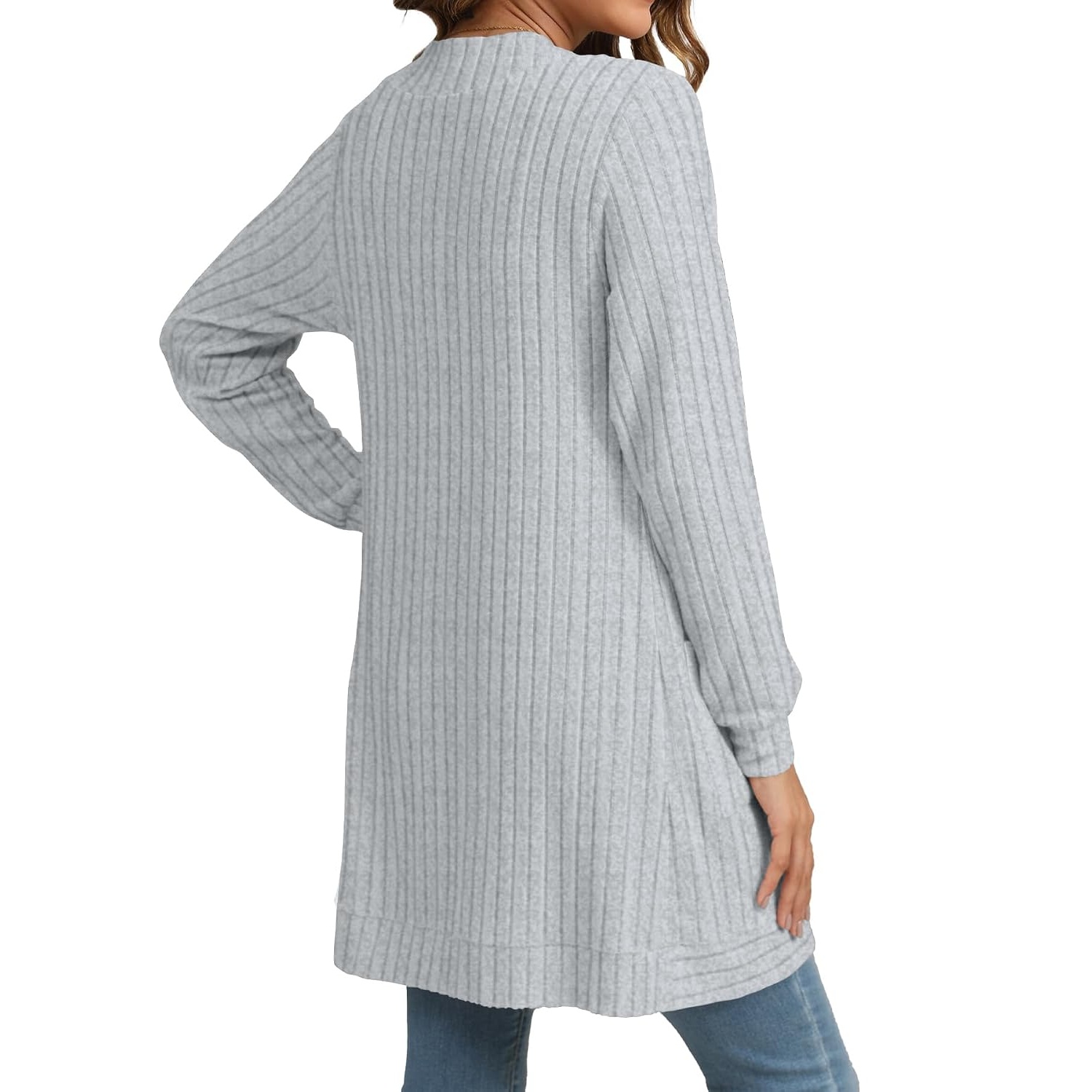 Soft Loose Fit Cardigan With Pockets For Women