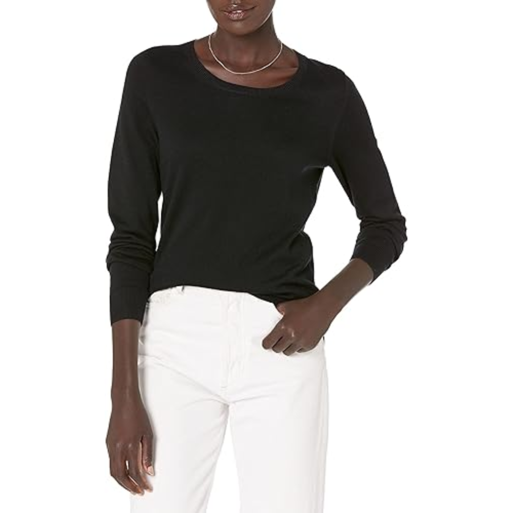 Women's Long-Sleeve Lightweight Crewneck Sweater