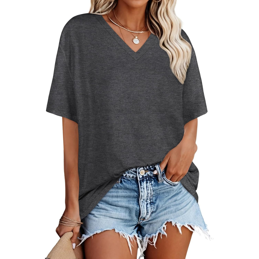 Oversized Loose Summer Short Sleeve T Shirts For Women