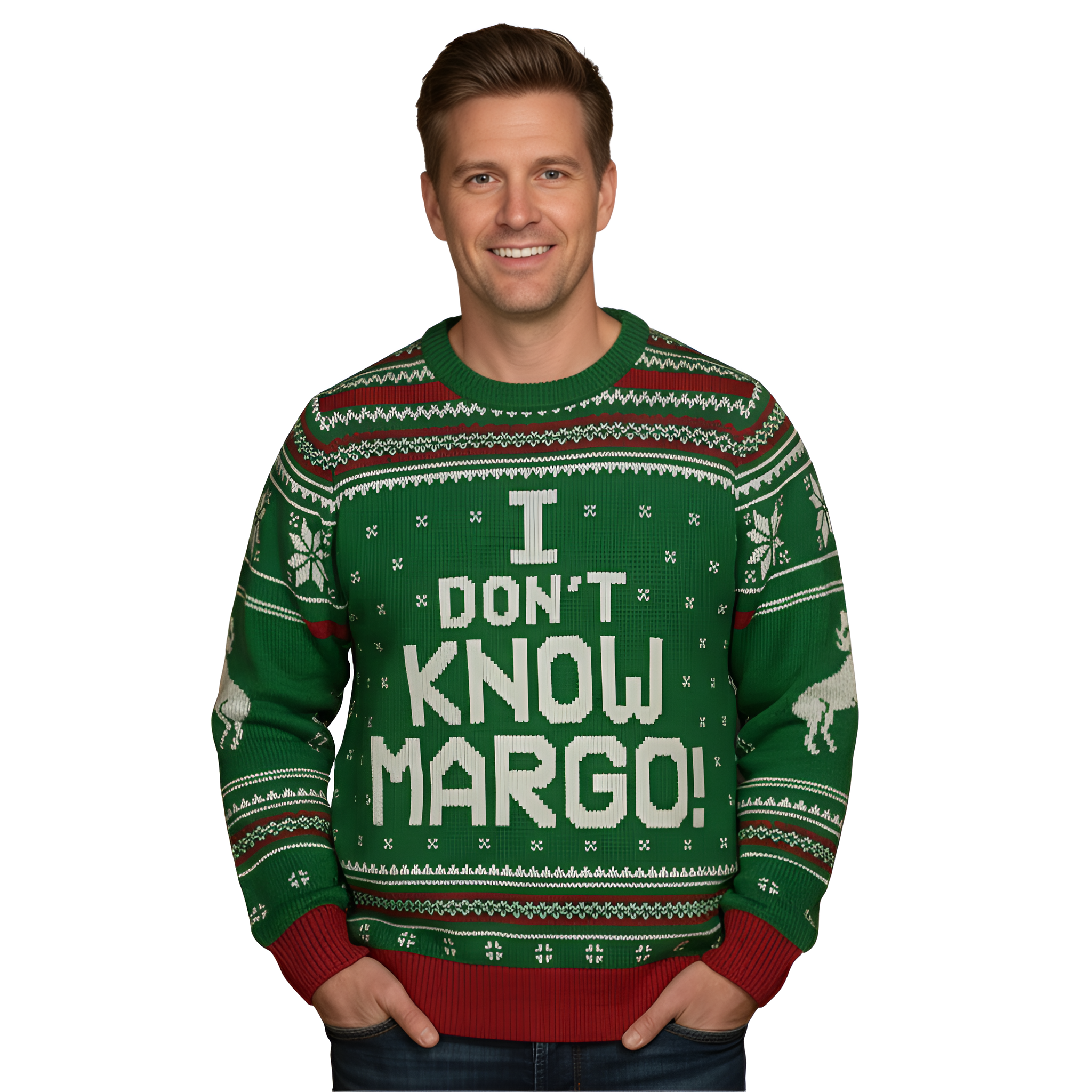 Ugly Christmas Sweater With Funny Quote For Festive Outfits
