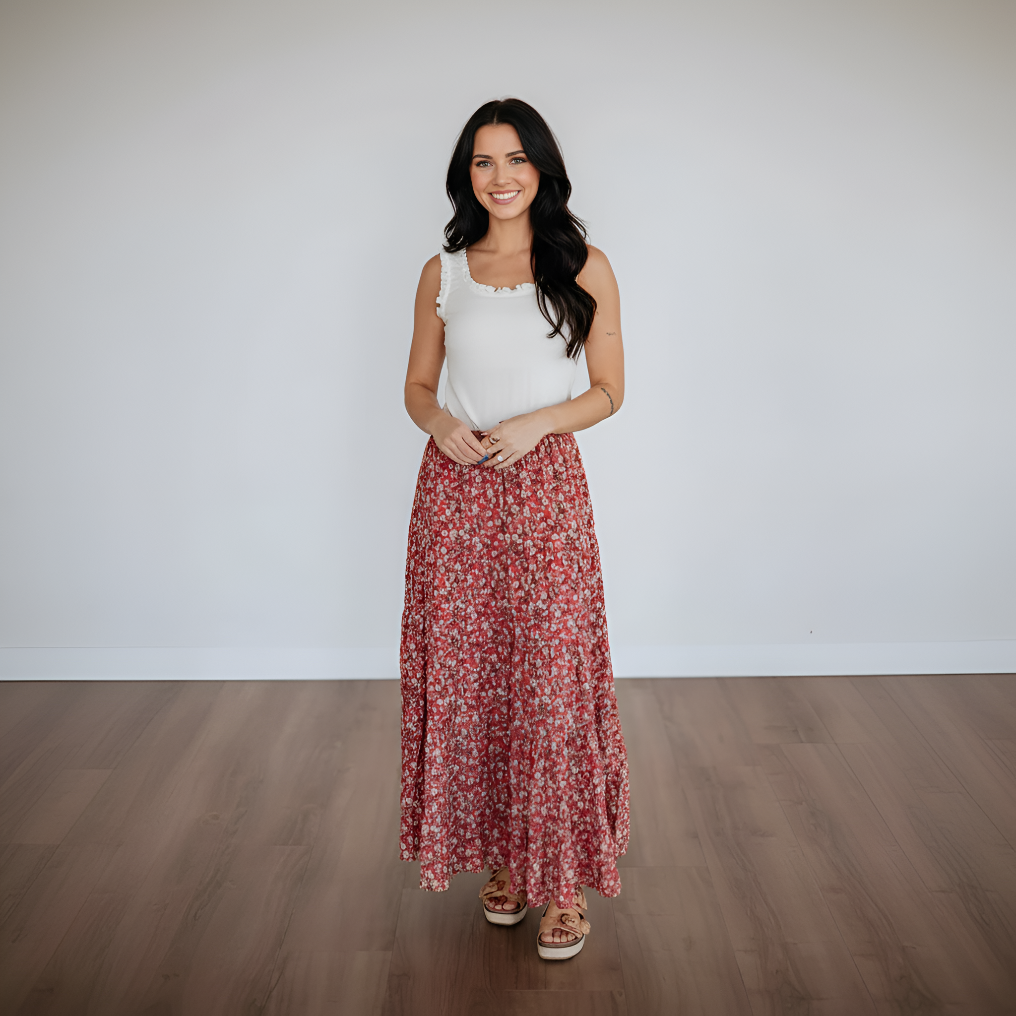 Floral Skirt for Women