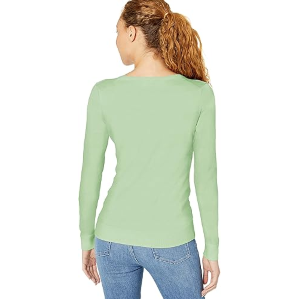 Women's Long-Sleeve Lightweight Crewneck Sweater