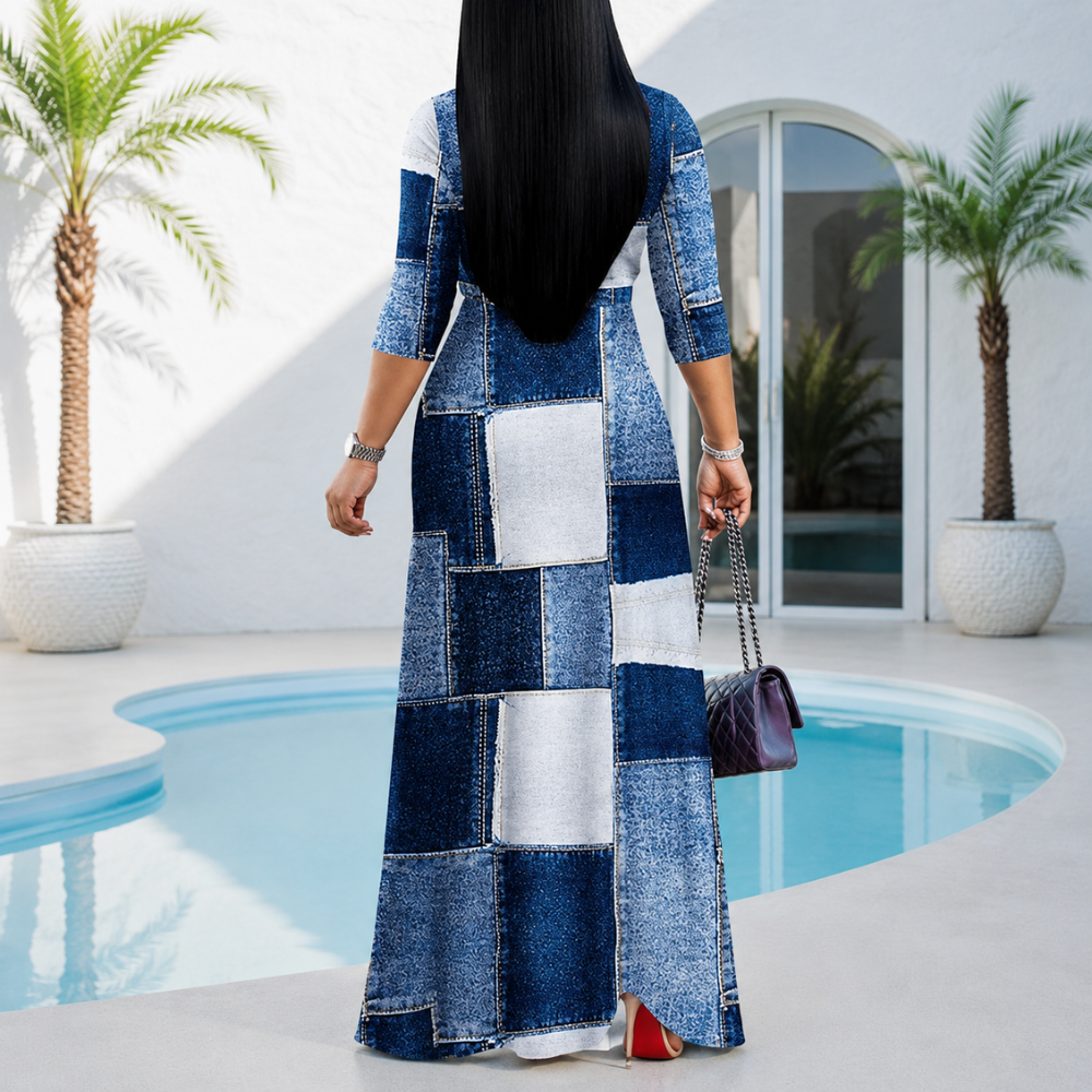 Casual Summer Maxi Dress Sleeve For Women