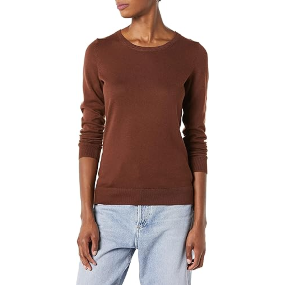 Women's Long-Sleeve Lightweight Crewneck Sweater